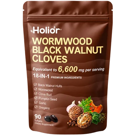 Wormwood Black Walnut Cloves pouch
