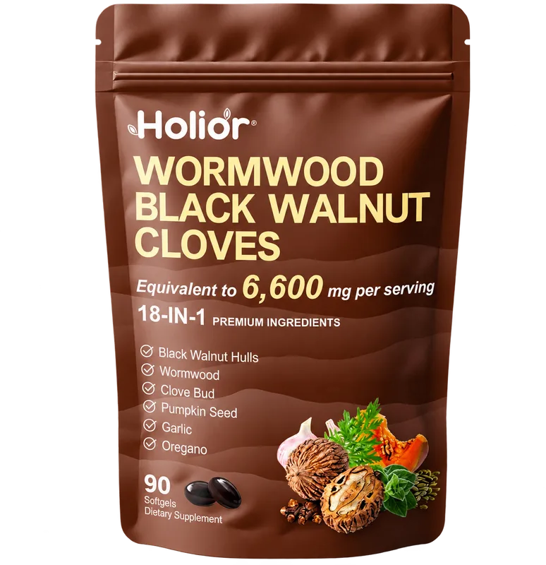 Wormwood Black Walnut Cloves pouch